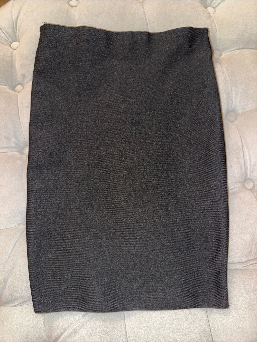Haute Monde Bandage Stretch Black Bodycon Pencil Skirt